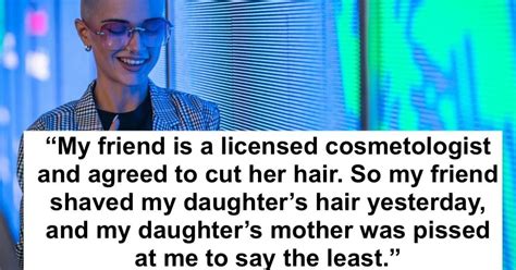 'AITA for letting my daughter shave her head even .